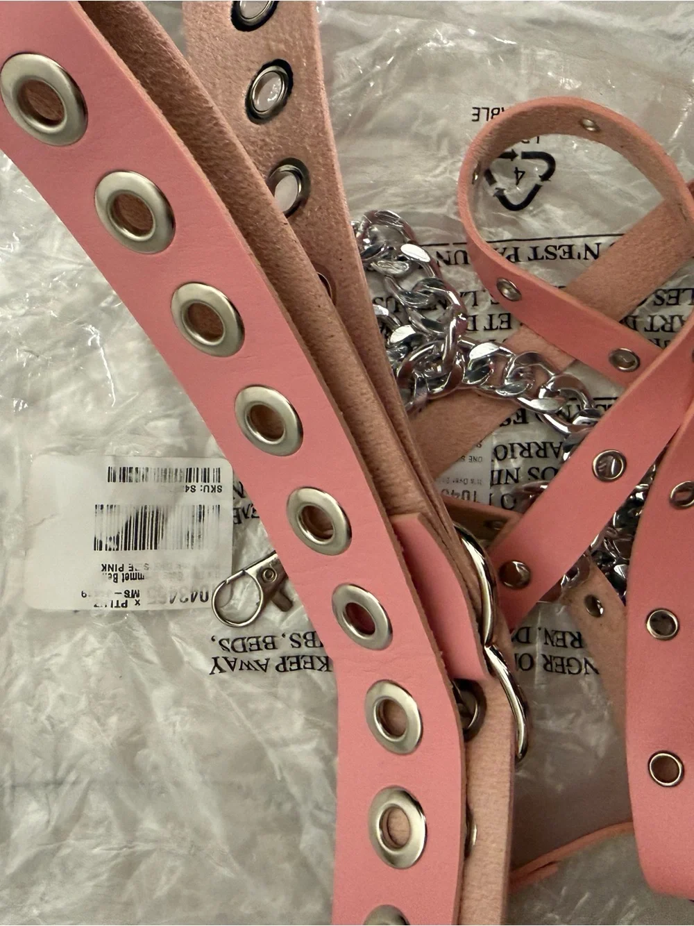 It's Over Babe Grommet Belt